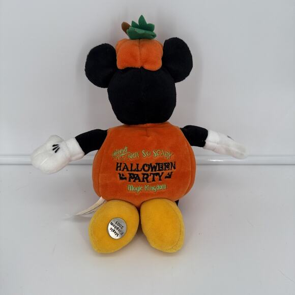 Disney Mickey Mouse Halloween Pumpkin Plush Mickeys Not So Scary Halloween Party - Picture 3 of 6